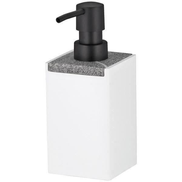 Dispensador de sabonete kela cube - pedra branca