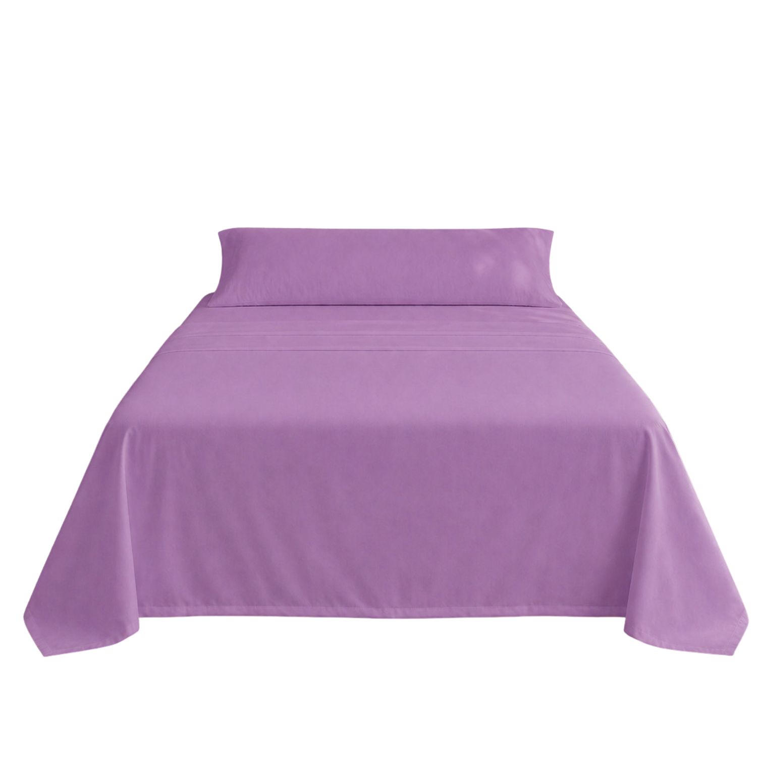 Jogo de lençóis lilás cama de 180cm 144 fios donegal collections