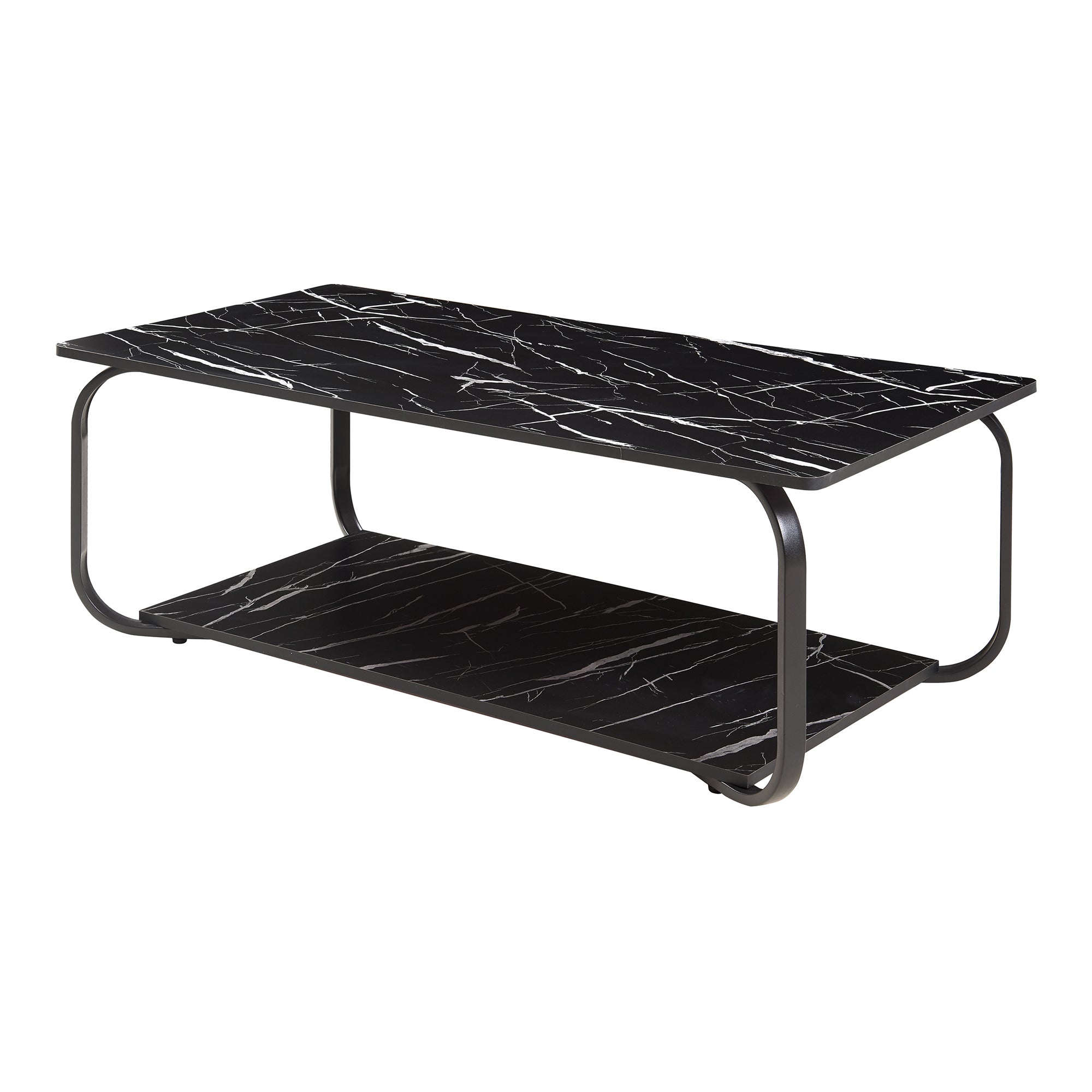 Mesa de centro - helloshop26 - consola de apoio - 120 x 60 x 43 cm - efeito