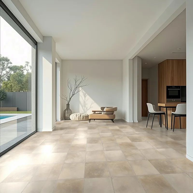 Arquiservi - Suelo vinílico por metro – 8m² (2x4m) – azulejo pedra 0148