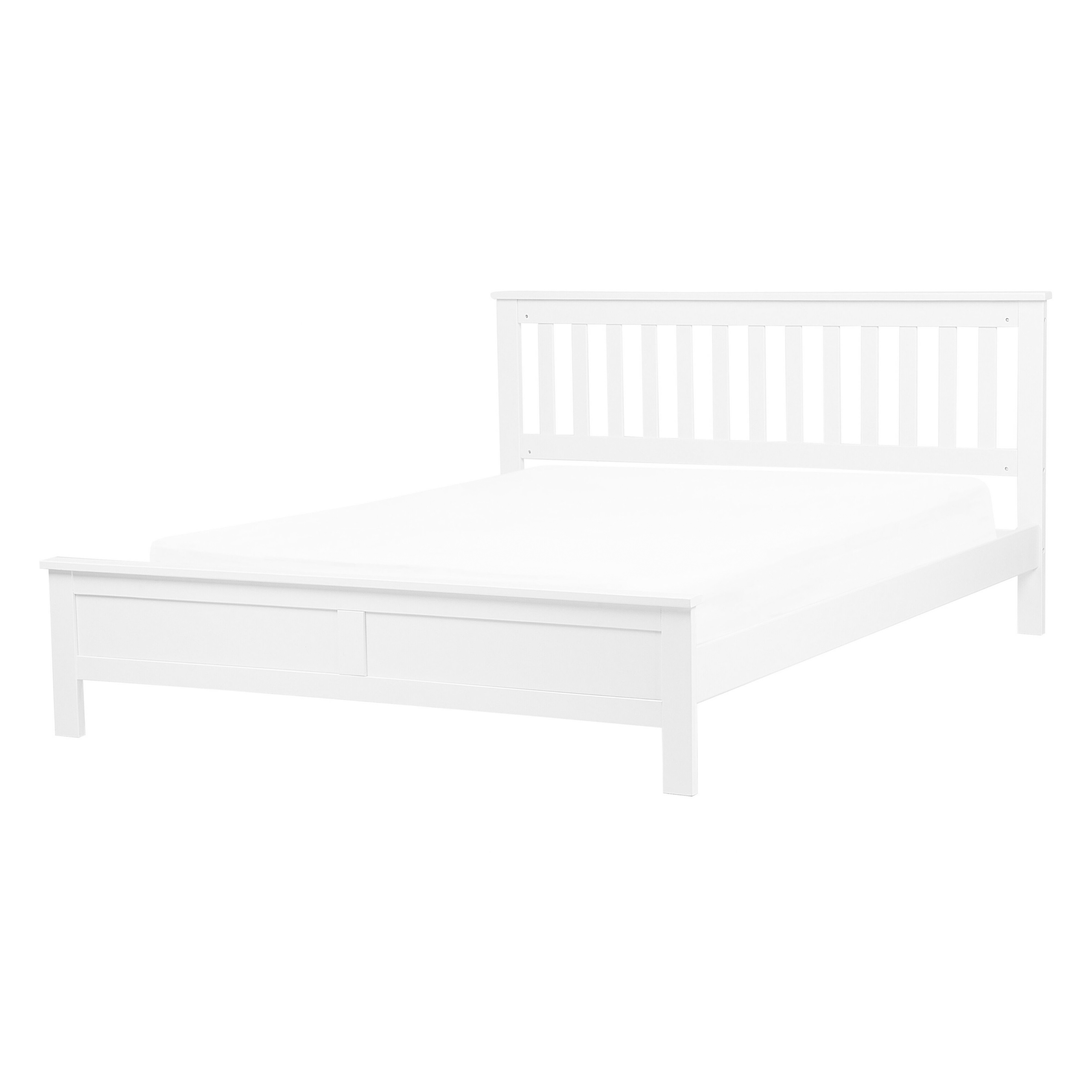 Cama madeira de pinho mayenne 140 x 200 cm branco