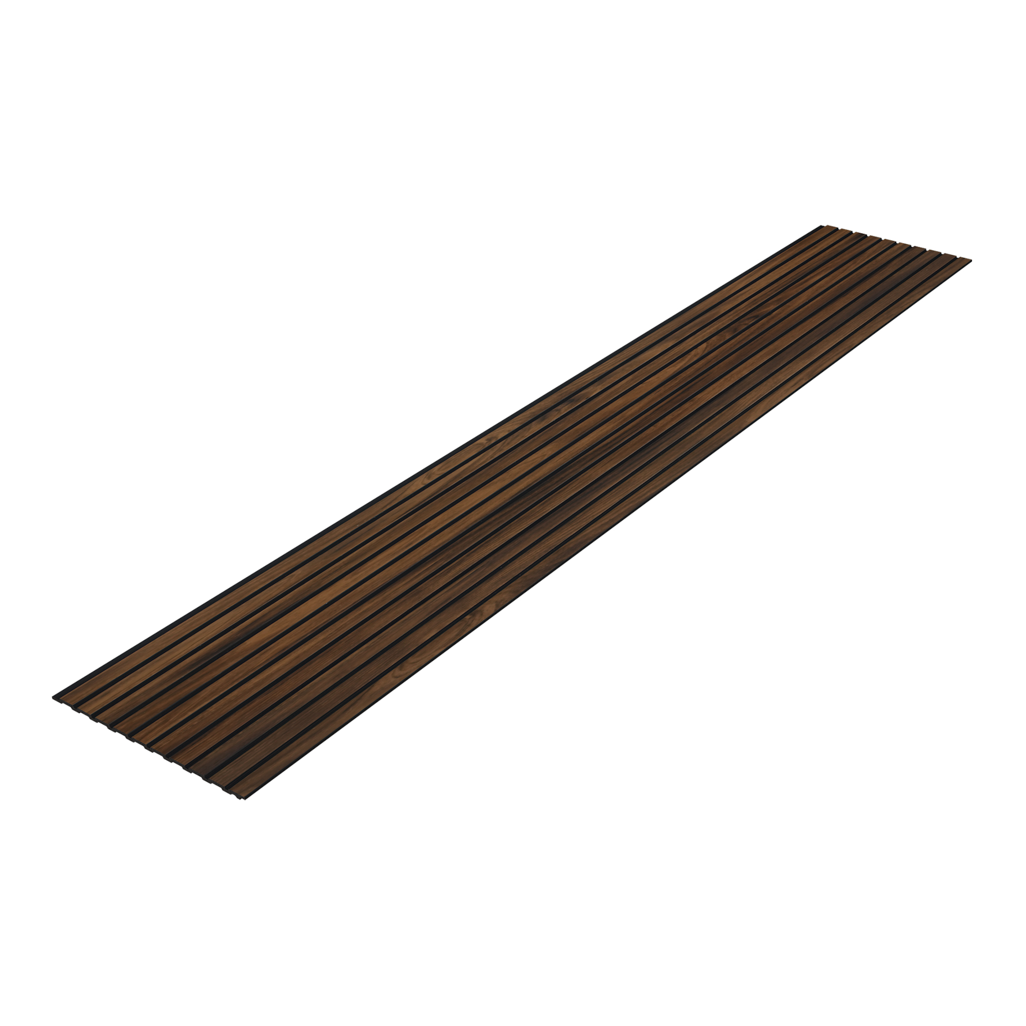 Conjunto de 12x painéis de parede 3d boxtel 195x31,5 cm - efeito nogueira