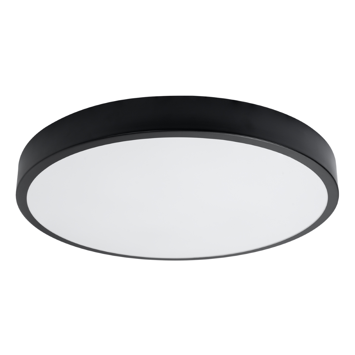 Lámpara de techo onyx 1 negro aluminio 60x6x60cm