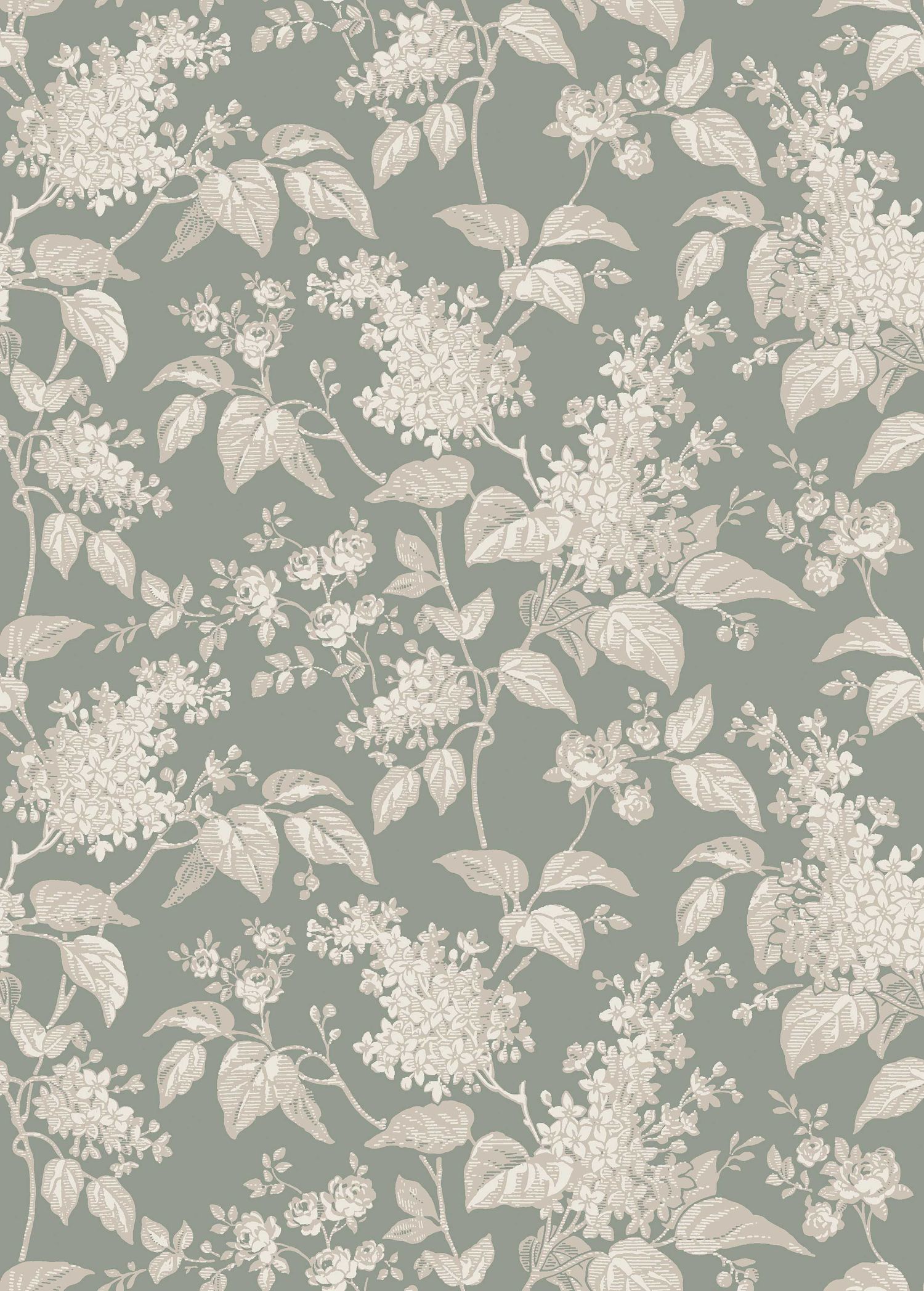 Borastapeter papel de parede flores cinzento azulecor-de-rosa