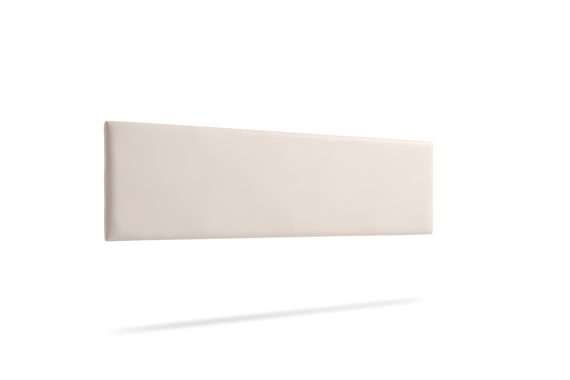 Cabeceira estofada nova pele sintética 170x50x5 cm - moonia