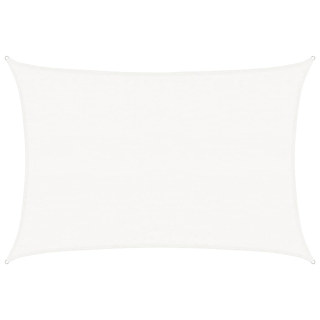 Para-sol estilo vela 160 g/m² 3,5x4,5 m pead branco