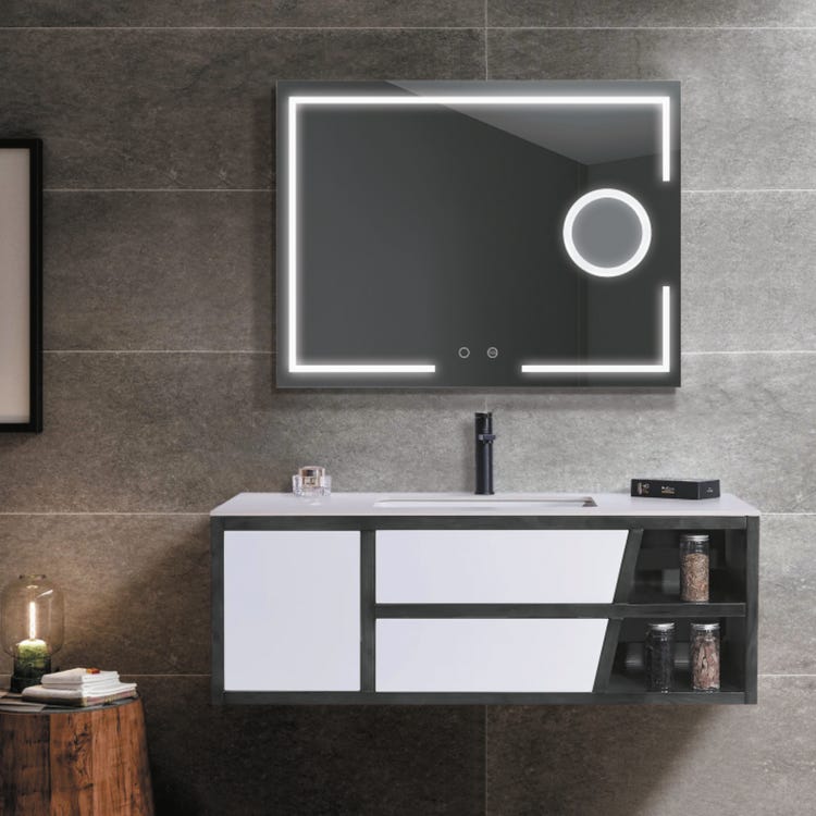 LEDimex-espelho malta 120x80 LED frontal com aumento x5