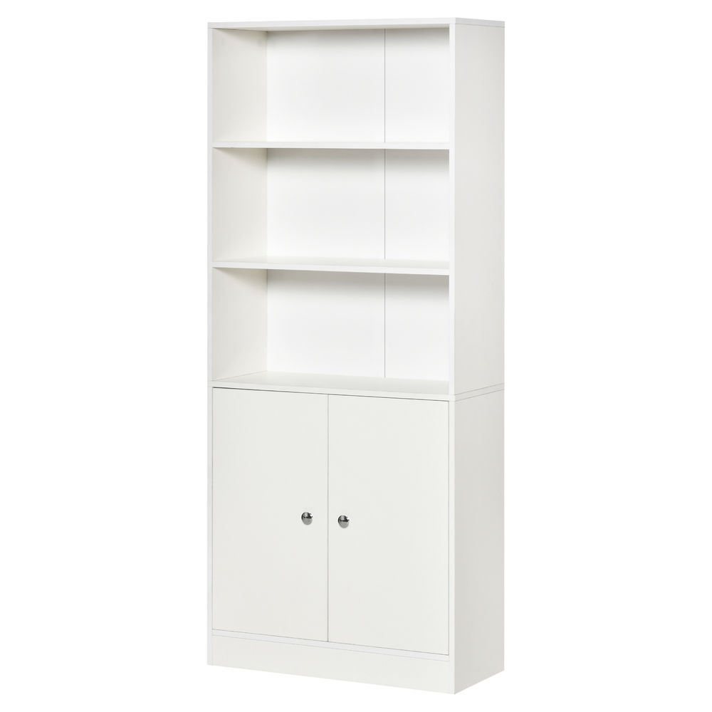 Estante 70x29.5x167 cm color blanco Homcom, loja de ferragens - lavanderia