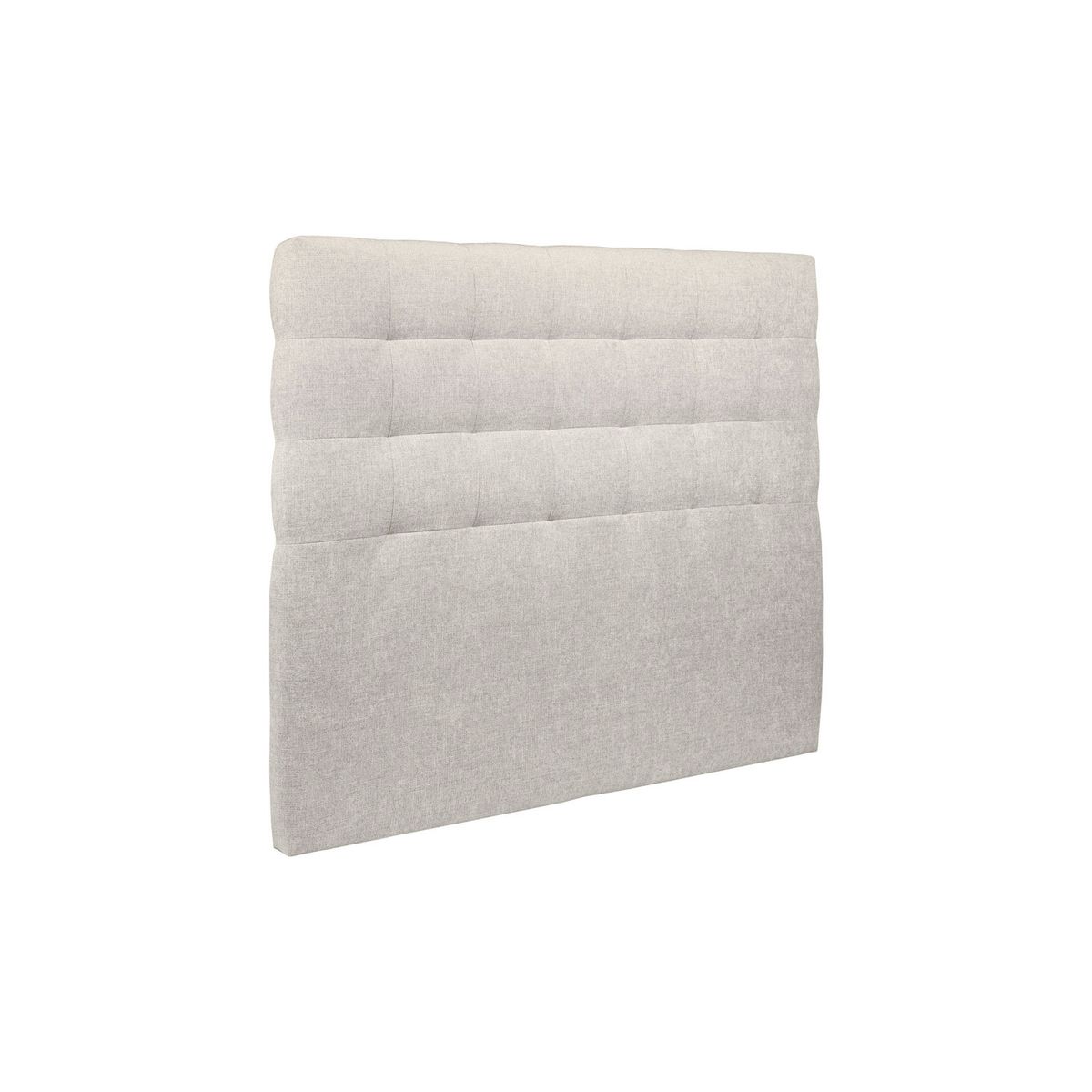 Cabeceira estofada de 160 cm - tecido tela fosca beige clair - bege claro
