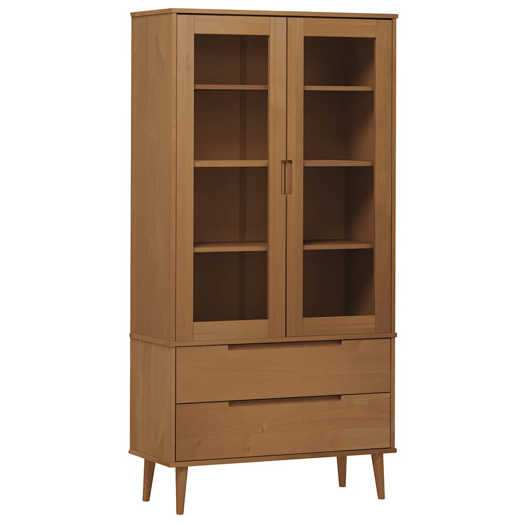Vitrina de estilo escandinavo con gran espacio de almacenamiento
