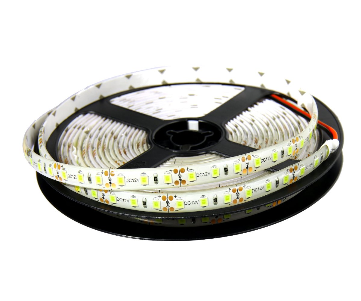 Fita de LED 12v branco 3000k 600LED bobina 5 metros ip65 exterior