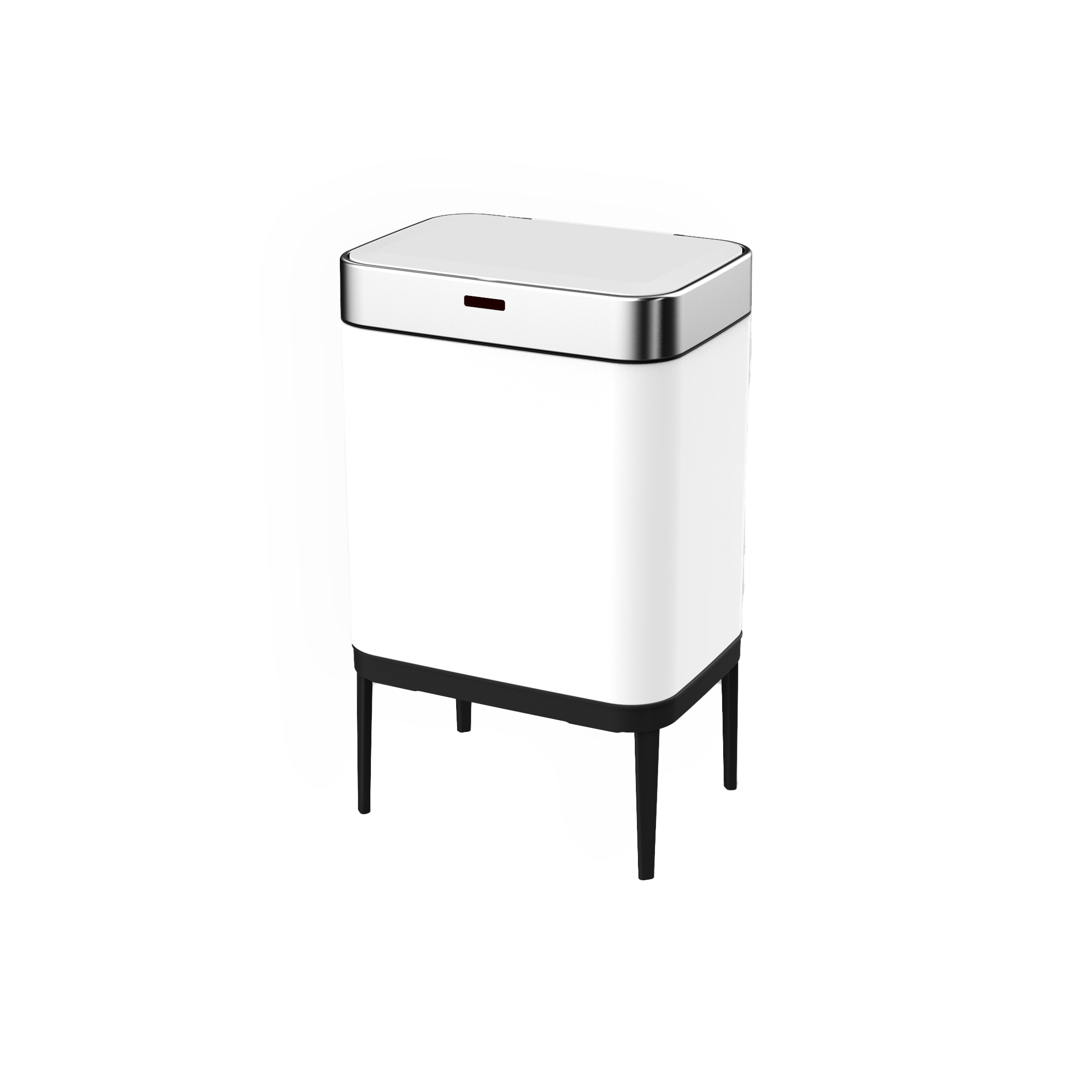 Cubo de basura y reciclaje catterhouse cosmos 60l 42x30x76 cm de acero inox