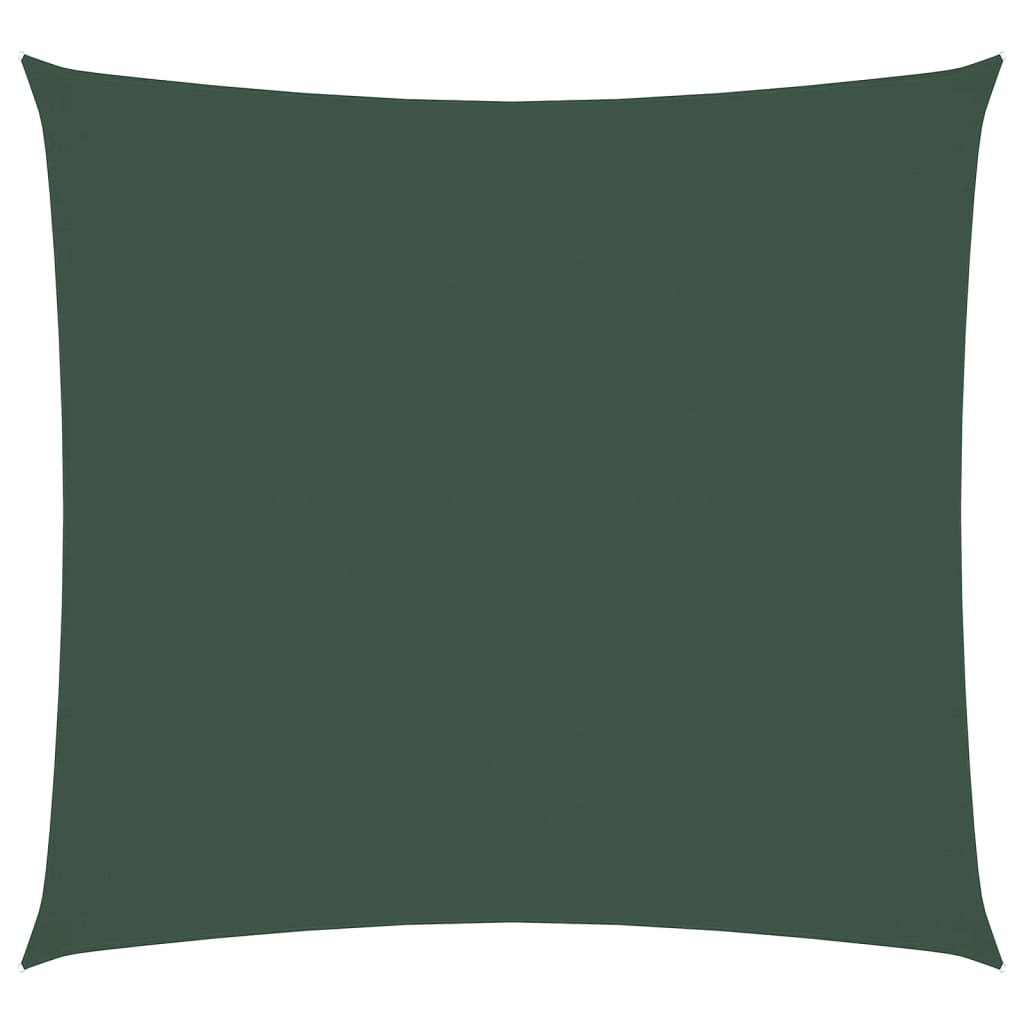 vidaXL toldo de vela cuadrado tela oxford verde oscuro 3,6x3,6 m