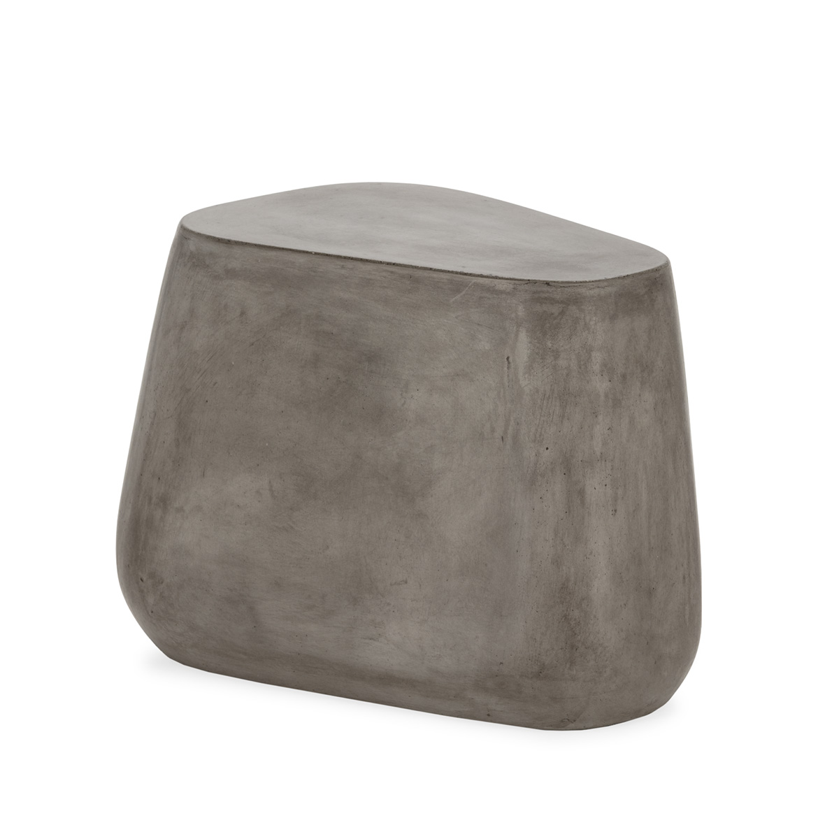Mesa lateral 60x45x44 em cimento antracite escuro