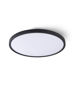 Lâmpada de teto LED 48w cct 3000k-4200k-6000k, Ø60cm, moldura preta