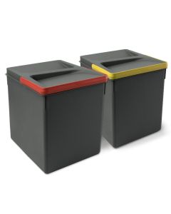 Balde do lixo para gavetao de cozinha recycle, altura 266
