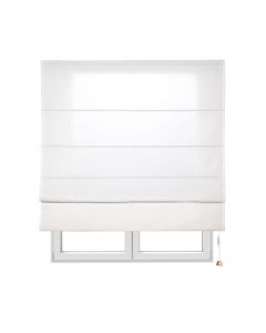Estore de rolo translúcido com varetas transparente liso bege 120 x 250 cm