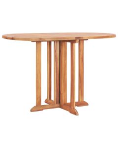 Mesa de jardim dobrável 120x70x75 cm madeira teca maciça