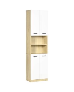 Coluna casa de banho 53x33,5x195,7 cm multicolor kleankin
