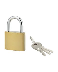 Cadeado de aço com três chaves 40mm