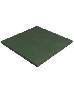 Pavimento de borracha 50 x 50 x 2,5 cm verde