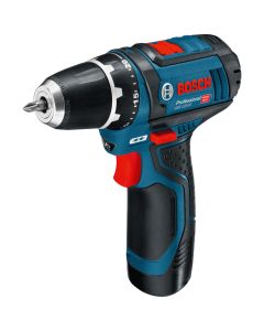 Aparafusador 12V com 2 baterias de 2Ah Bosch Azul