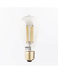 Lâmpada deco st64 - 6 w - E27 - pacote 10 unidades - azabak