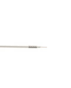 Rolo de cabo coaxial de TV branco 17 VATC 25m