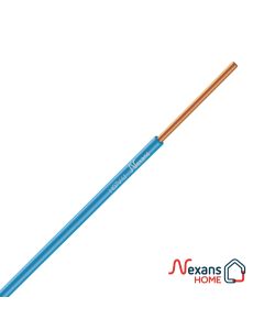 H07V-U 1x1,5mm rolo de cabo Nexans azul 10m