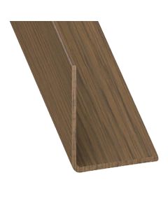 ÂNGULO DE PVC NOGUEIRA 100 X 3 X 3 cm