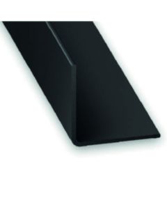 ÂNGULO DE PVC PRETO 260 X 2 X 2 cm