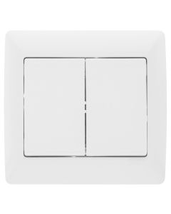 Interruptor duplo branco