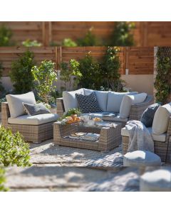 Conjunto de jardim em alumínio Maevea para 4 pessoas