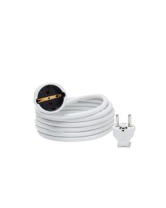 EXTENSÃO DE CABO H05VV-F BRANCO 3 X 1,5 MM² 3 M