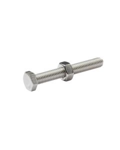 PERNO E PORCA SEXTAVADA 6 X 45 mm 10 UNIDADES