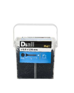 Parafusos de Aço Preto para Painéis de Gesso 3,5x35 mm 2 kg