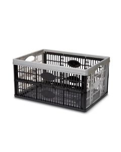Caixa dobrável cinzento preto "stuva" 33l
