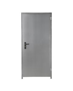 Porta multiusos galvanizada com isolamento 200 x 91 cm