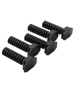 Base de fixação parafuso para abraçadeiras 9 x 160 mm Diall preta 25 unidades