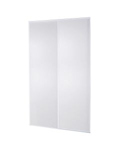 Kit 2 portas correr 180cm branco