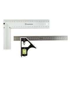 Kit de esquadro combinado 2 peças 300-250 mm magnusson