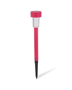 BALIZA SOLAR LED ROSA IP44