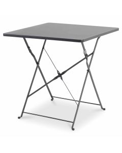 Mesa de jardim dobrável Saba GoodHome 70x70x70cm de aço
