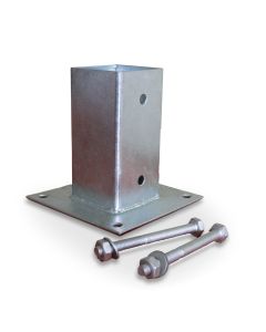 Suporte para poste para aparafusar 9 x 9 cm Blooma