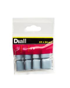 PACK 8 UDS PATIN QUADRADO ADESIVO 24 X 24 mm