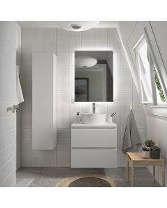 Móvel bequia 60 cm branco| + lavatório