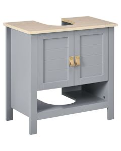 Móvel para lavatório pousar 60cmx30cmx60cm mdf color gris kleankin