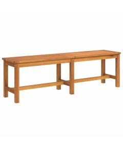 vidaXL banco de jardín madera maciza de acacia 150x35x45 cm