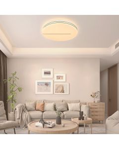Nettlife moderna lâmpada de teto LED redonda de 44 w  de 40 cm regulável