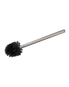 Escovilhão com cabo de aço inoxidável mate preto